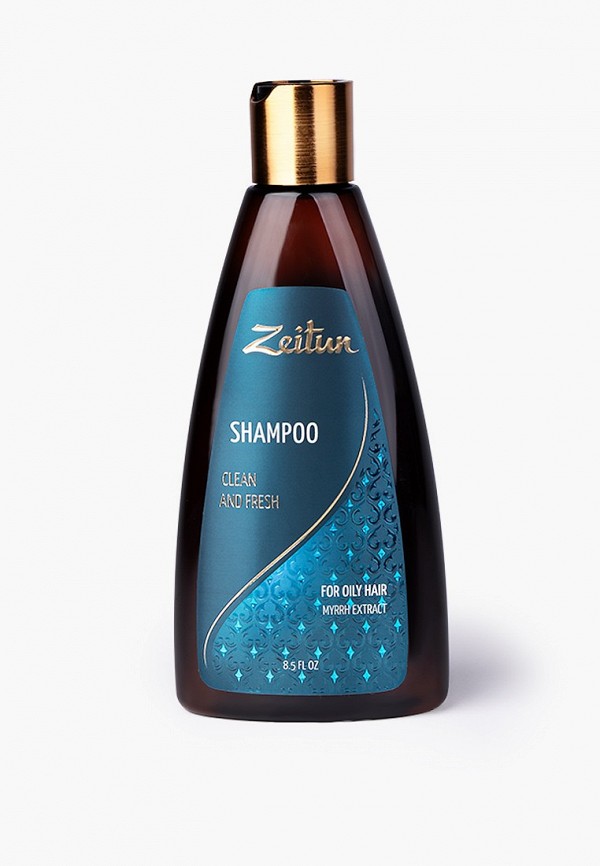 Шампунь Zeitun здоровье и свежесть, для жирных волос с экстрактом мирры, 250 мл