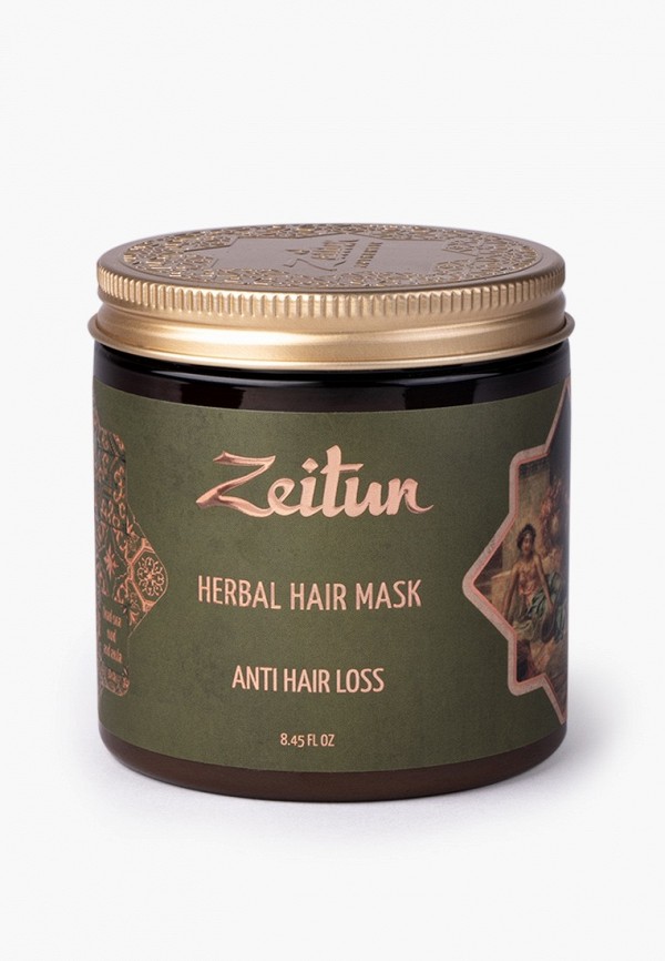 Маска для волос Zeitun травяная Против выпадения волос с грязью Мертвого моря и амлой, 250 мл