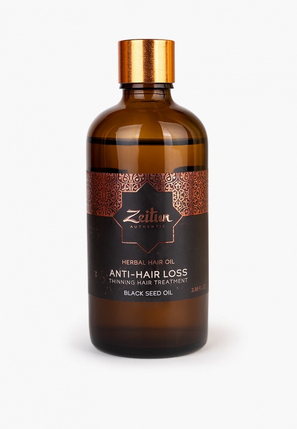 Масло для волос Zeitun натуральное против выпадения волос с маслом черного тмина, 100 мл