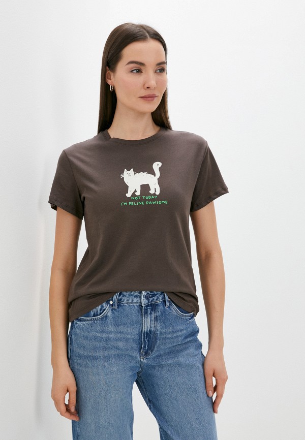 

Футболка Mavi, Коричневый, SHORT SLEEVE TOP
