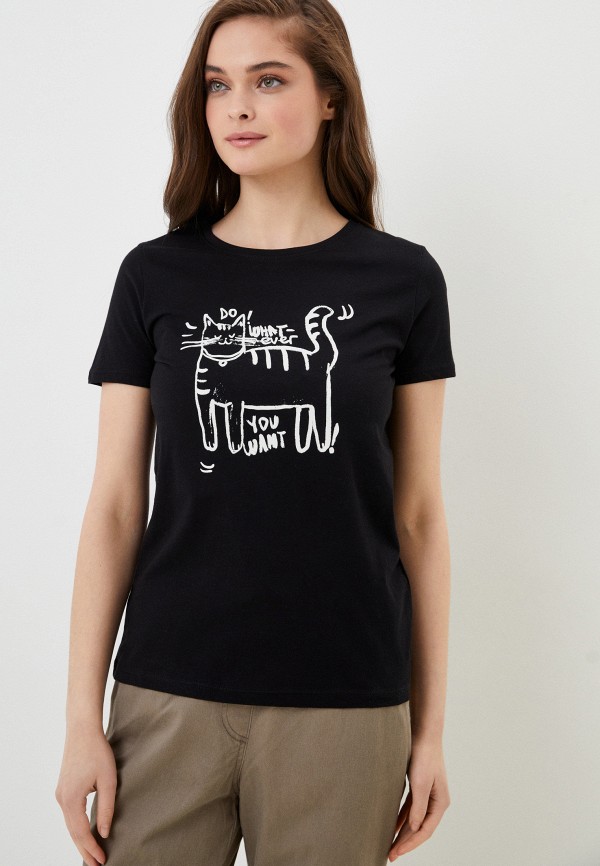 

Футболка Mavi, Черный, SHORT SLEEVE TOP