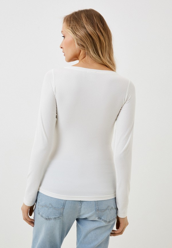 фото Лонгслив de fil blanc