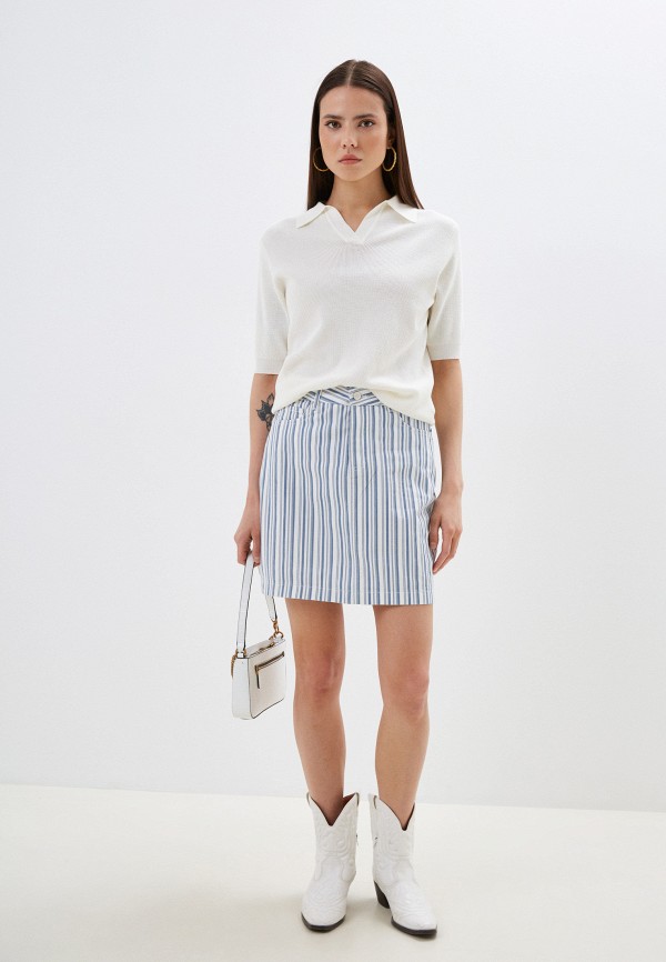 Юбка Colin's голубой, размер 40, фото 2