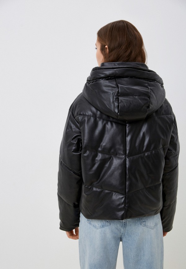 фото Куртка кожаная утепленная abricot