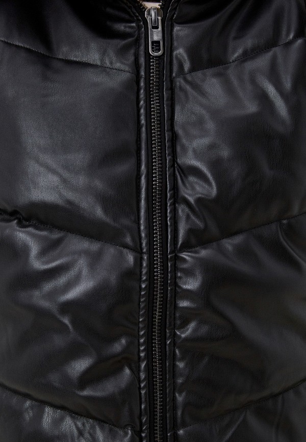 фото Куртка кожаная утепленная abricot