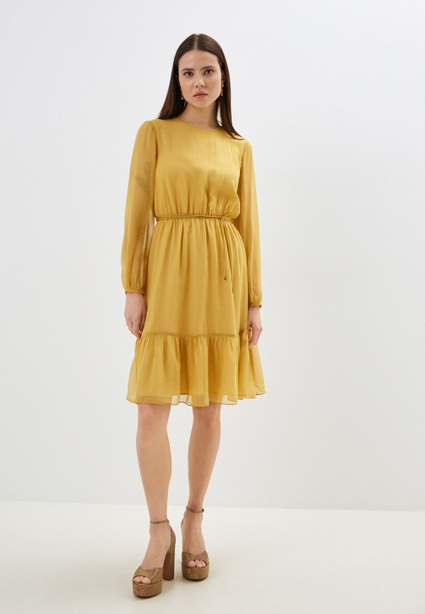 Платье Lusio желтого цвета
