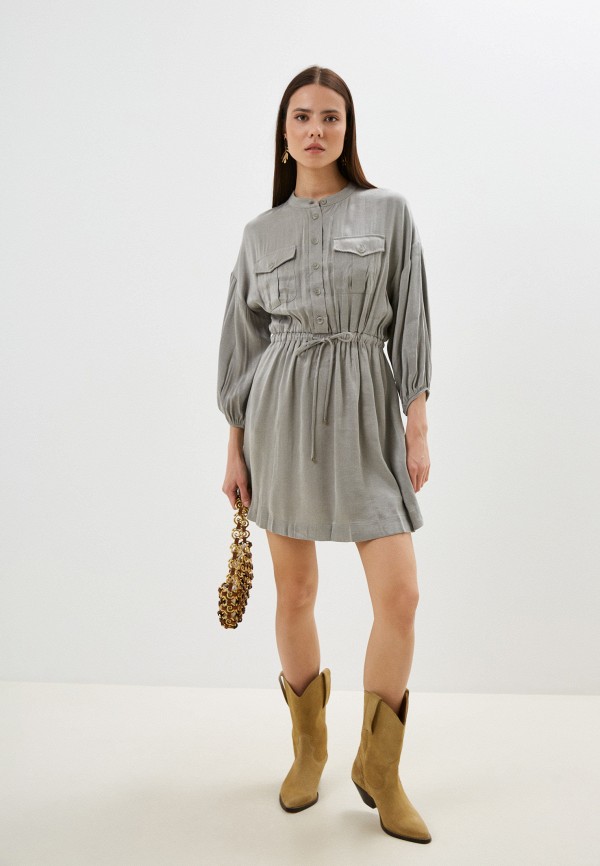 Платье Lusio серый, размер 44, фото 2