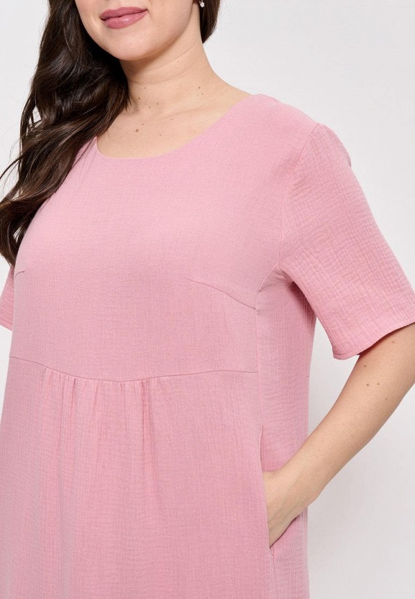 Платье Cleo розовый, размер 50, фото 4