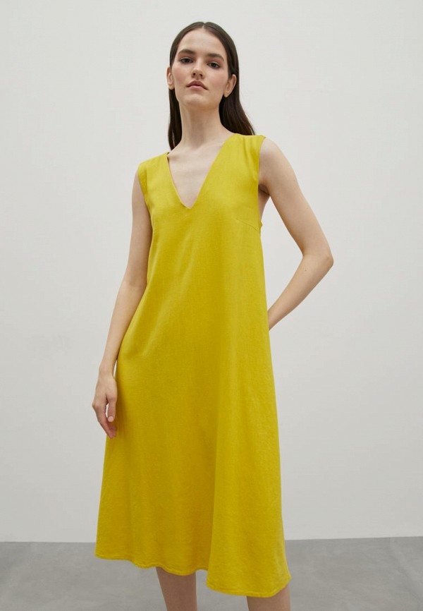 Платье Finn Flare желтого цвета