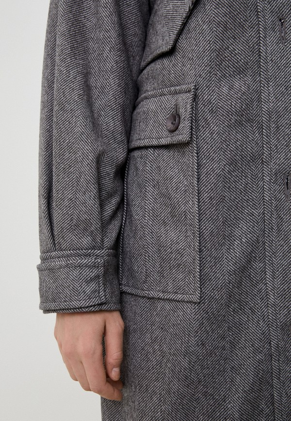 Пальто Dimma серый, размер 64, фото 5