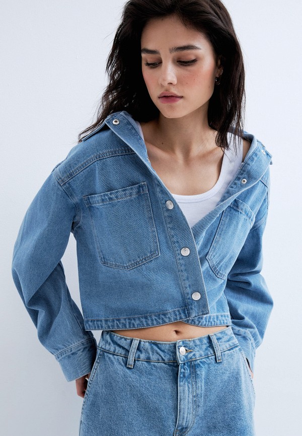 

Куртка джинсовая Zarina, Голубой, LIMITED COLLECTION