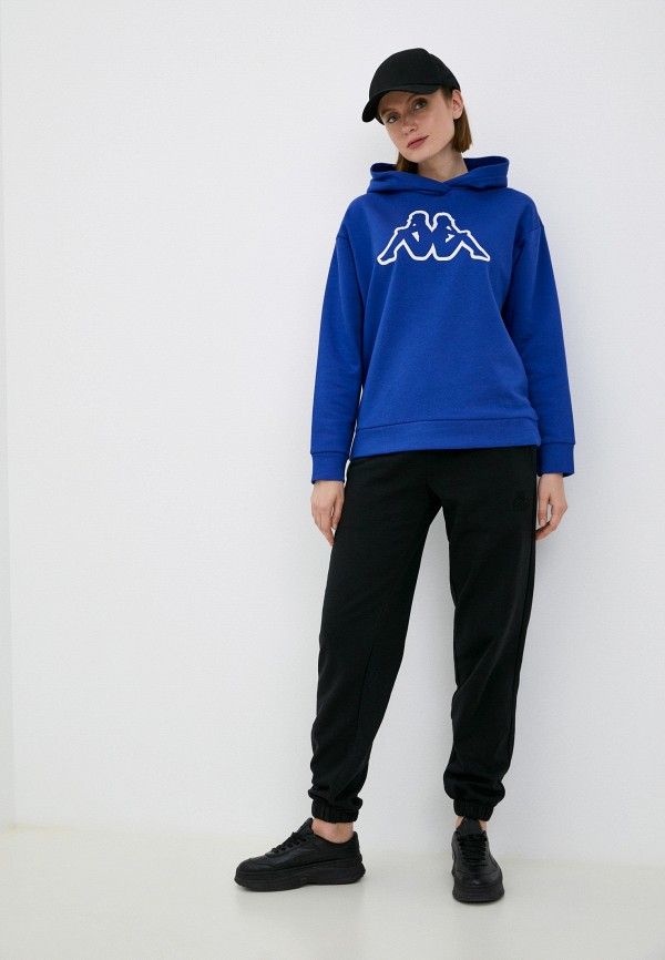 Худи Kappa синий, размер 50, фото 2