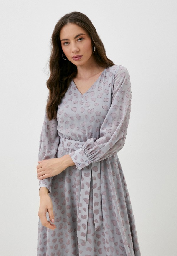 Платье Vladi Collection серый, размер 50, фото 2