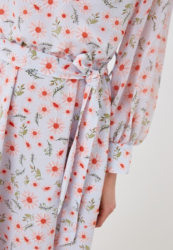 Платье Vladi Collection голубой, размер 46, фото 4