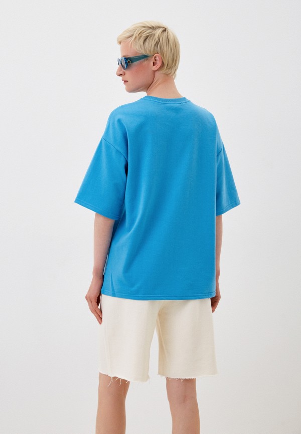 Футболка Modis голубой, размер 48, фото 2