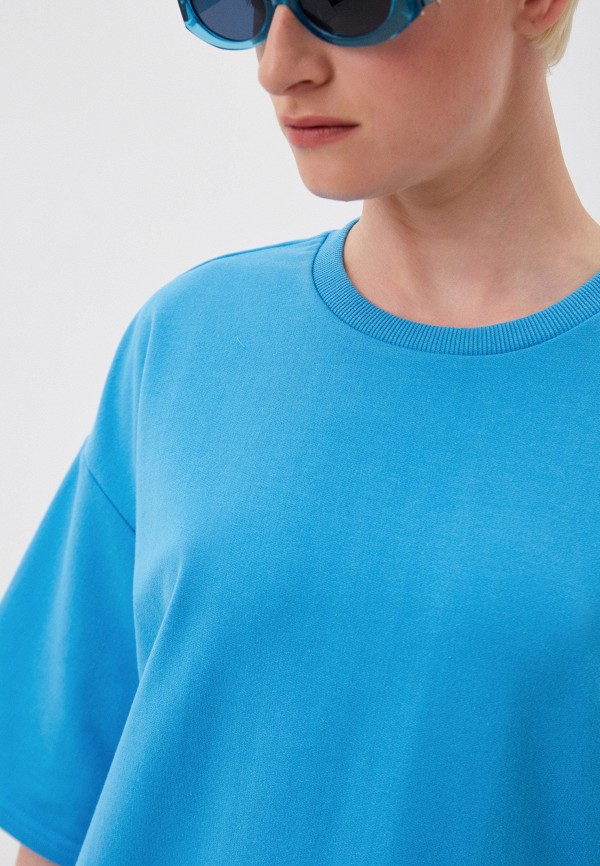 Футболка Modis голубой, размер 48, фото 3