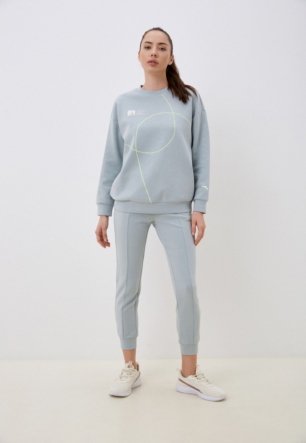 Свитшот Anta зеленый, размер 44, фото 2