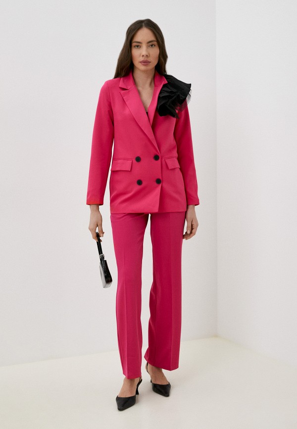 Жакет Katya Ander розовый, размер 46, фото 2