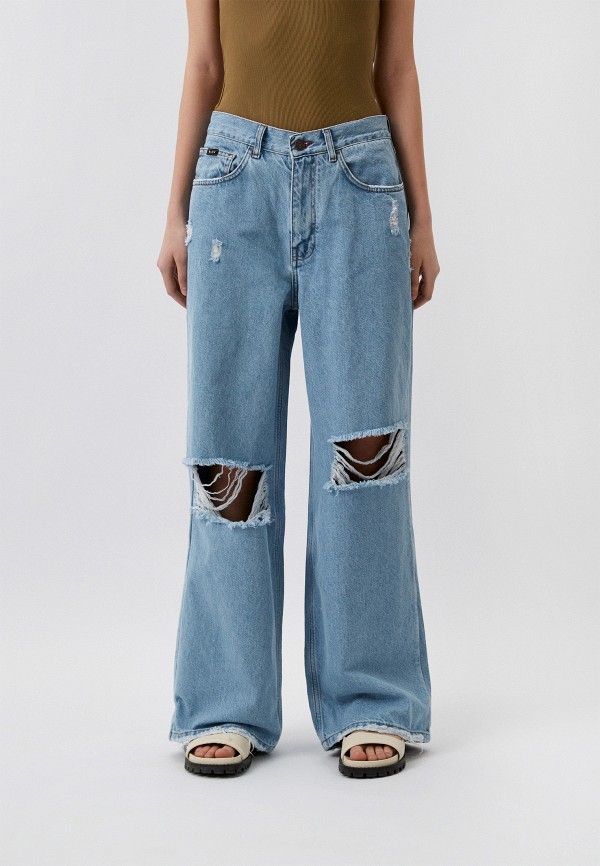 

Джинсы BLCV, Голубой, Bauska Extra Wide Sky Blue Distressed
