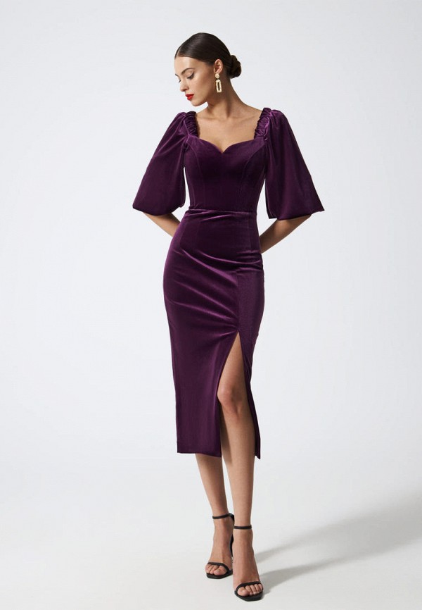 Платье Charuel фиолетовый, размер 46, фото 2