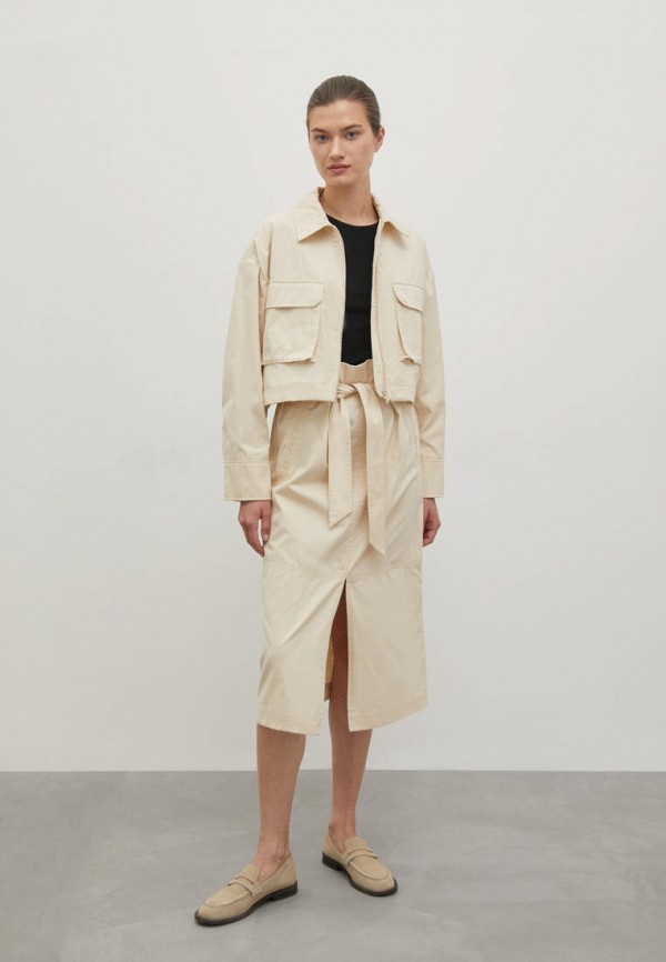 Юбка Finn Flare бежевый, размер 52, фото 2