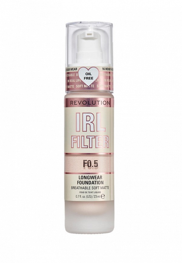 Тональное средство Revolution IRL Filter Longwear Foundation F0.5, 23 мл