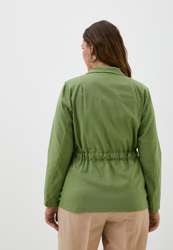 Жакет Adele Fashion зеленый, размер 46, фото 3