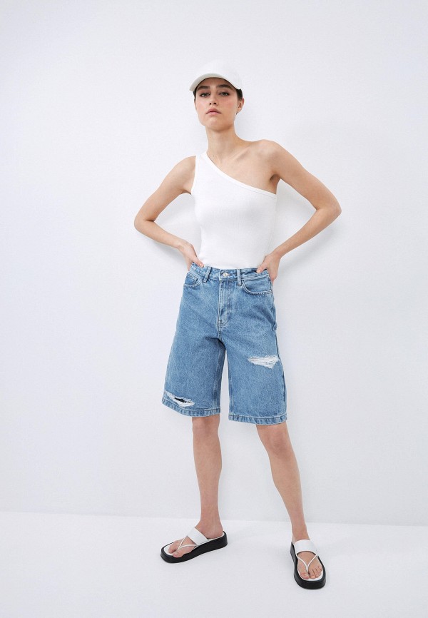 фото Шорты джинсовые zarina