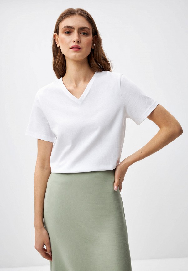 

Футболка Sela, Белый, KARY NORMAL FIT