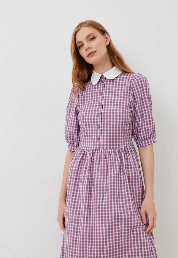 Платье Tantino фиолетовый, размер 46, фото 2