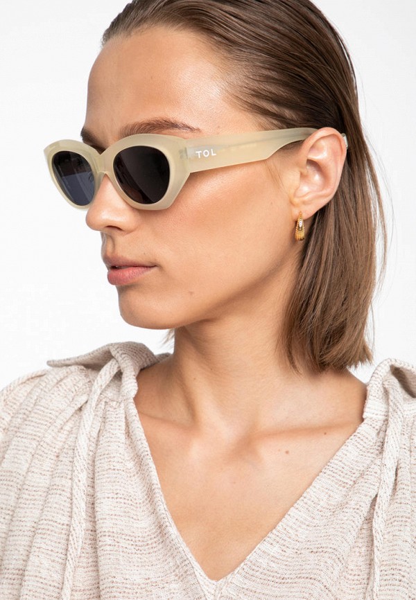Очки солнцезащитные Tol Eyewear бежевый, размер 00, фото 2