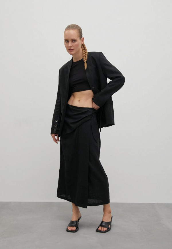 Юбка Finn Flare черный, размер 48, фото 2