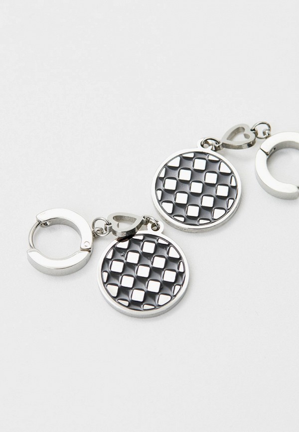 Серьги Gilmeeva серебряный, размер 00, фото 2