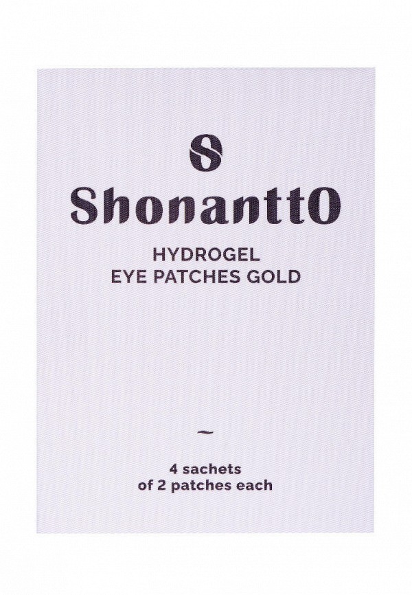 Патчи для глаз Shonantto Гидрогелевые Золотые (Hydrogel Eye Patches Gold sachet patchs)