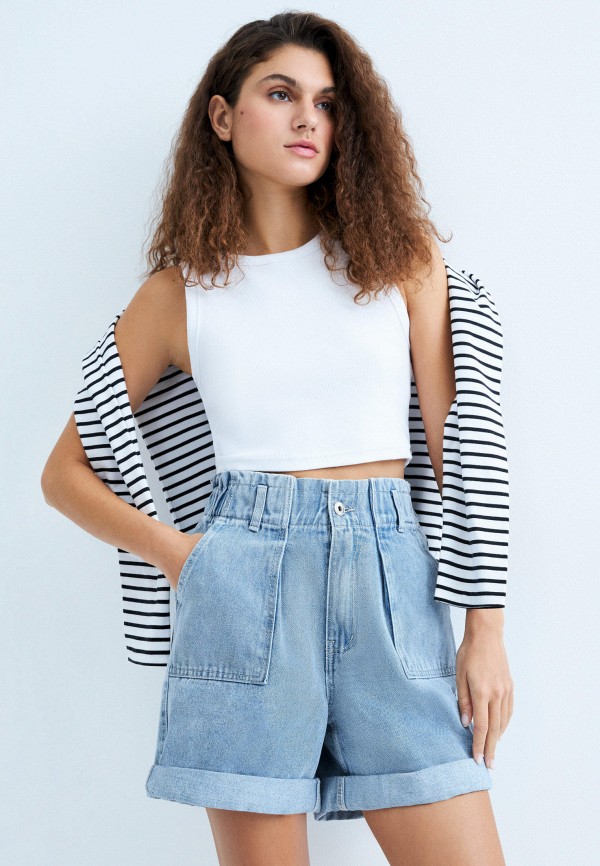 фото Шорты джинсовые zarina