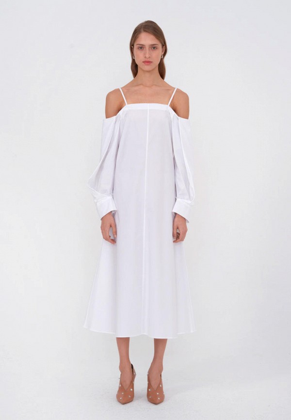 Платье Erika Cavallini белый, размер 42, фото 5