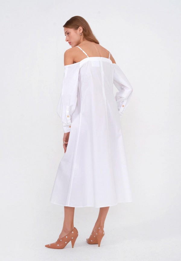 Платье Erika Cavallini белый, размер 42, фото 6