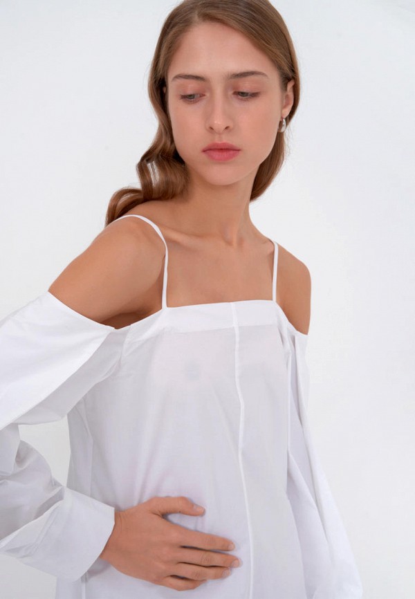 Платье Erika Cavallini белый, размер 42, фото 2