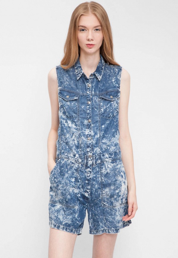 

Комбинезон джинсовый Pepe Jeans, Pepe Jeans MP002XW0XB17, Синий