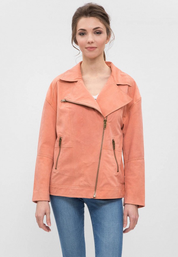 

Куртка кожаная Pepe Jeans, Коралловый, Pepe Jeans MP002XW0XB8K