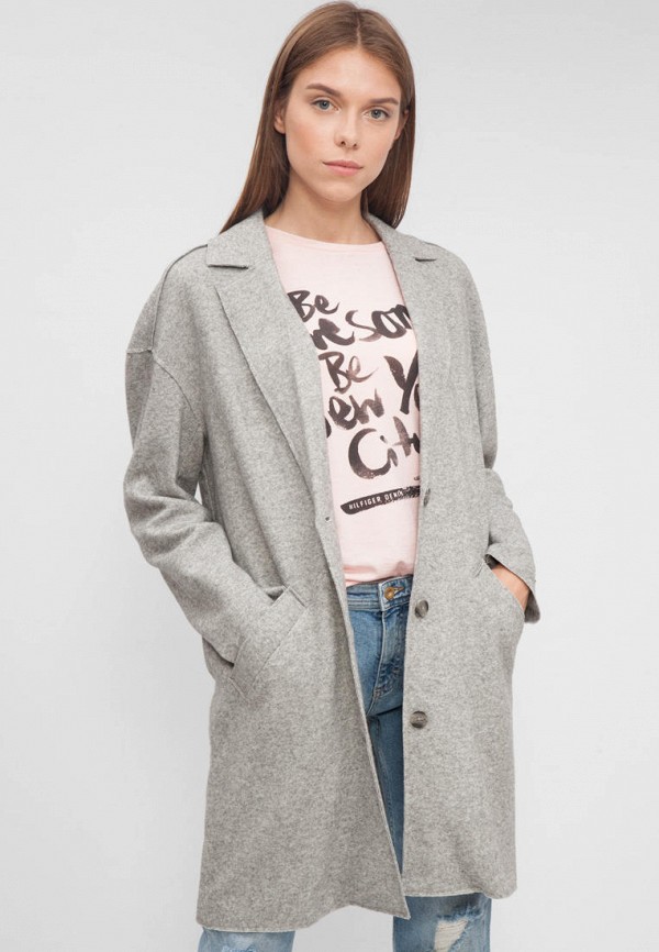 

Пальто Tommy Hilfiger, Серый, THDW COAT 18