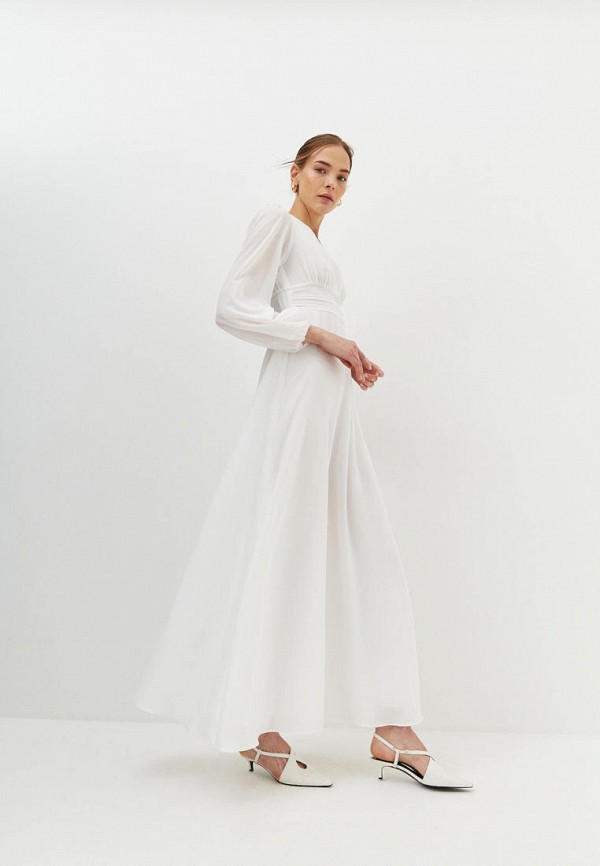 Платье Serafima белый, размер 46, фото 4