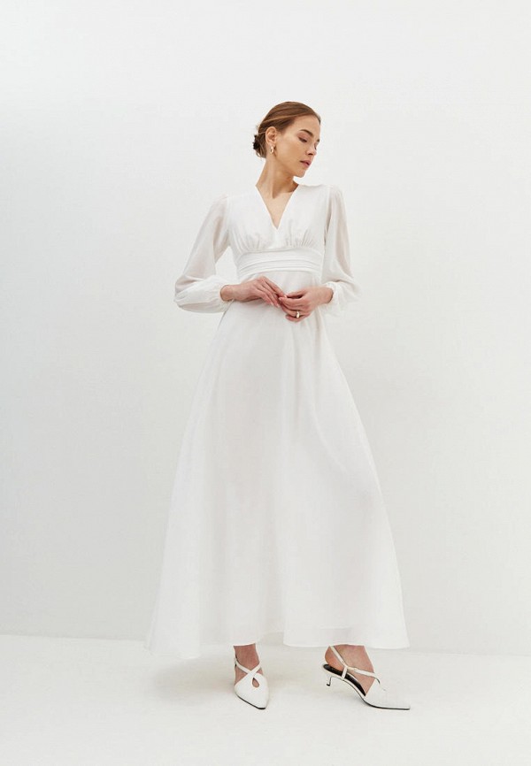 Платье Serafima белый, размер 46, фото 7