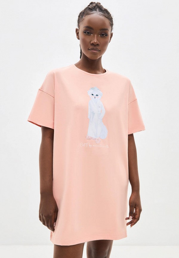 

Футболка домашняя Manii'ta Lacitta, Коралловый, Кот