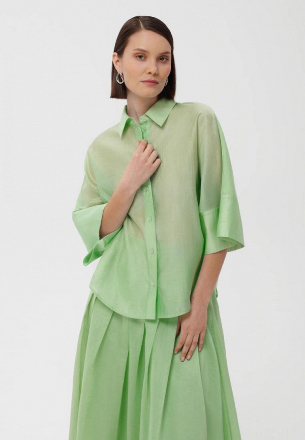 Блуза GLVR цвет Зеленый  Фото 5
