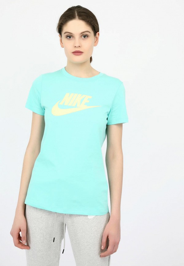 

Футболка Nike, Бирюзовый, Nike MP002XW0XDU3