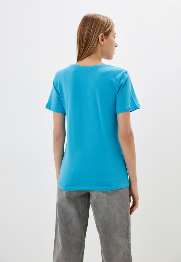 Футболка Modis голубой, размер 42, фото 2