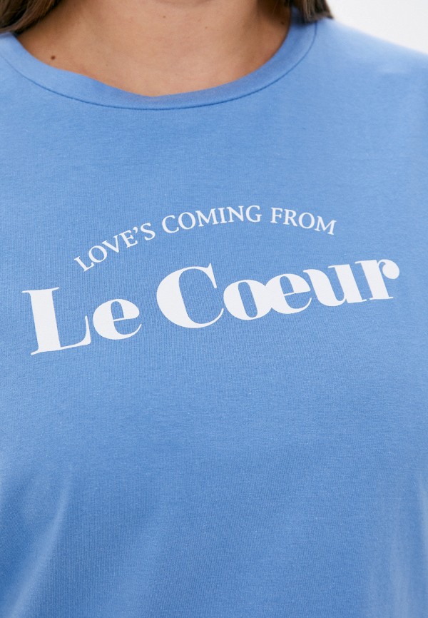 Футболка Modis голубой, размер 58, фото 3