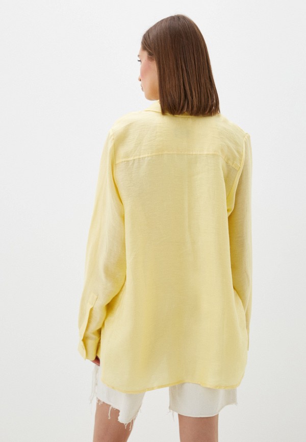 Рубашка Basis цвет Желтый  Фото 3