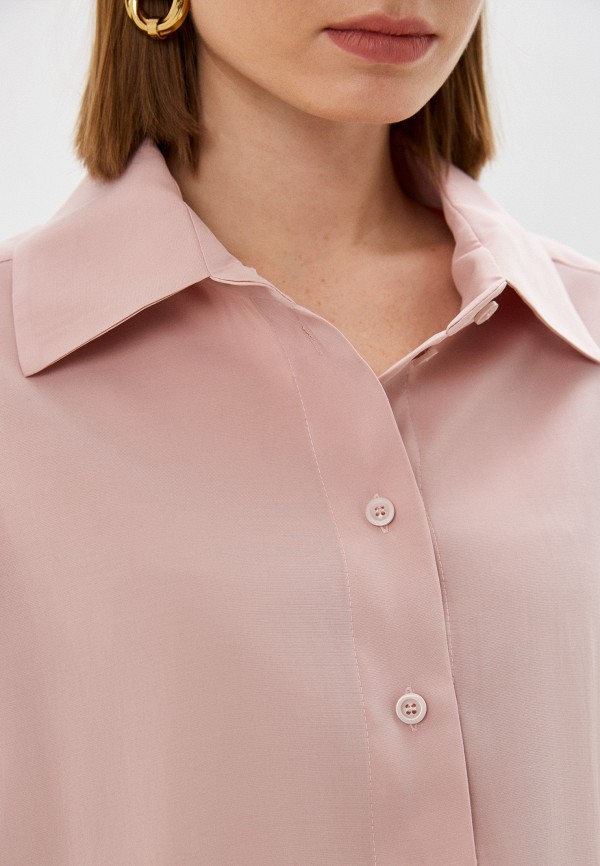 Рубашка Модный дом Виктории Тишиной бежевый, размер 50, фото 4